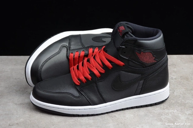 Air Retro Jordan Satin OG 555088-060 Black High 1 0726